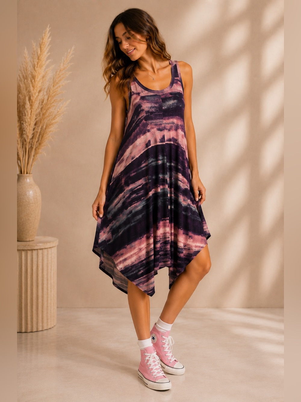 Simply Vera Vera Wang Handkerchief Hem Dress - Picture 1 of 5